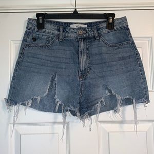 Denim shorts